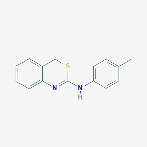 molecular formula C15H14N2S B022972 (4H-Benzo[d][1,3]thiazin-2-yl)-p-tolyl-amine CAS No. 109768-67-4