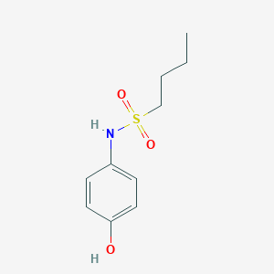 molecular formula C10H15NO3S B229727 N-(4-hydroxyphenyl)butane-1-sulfonamide 