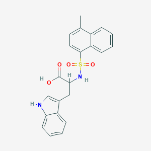 molecular formula C22H20N2O4S B229756 N-[(4-methyl-1-naphthyl)sulfonyl]tryptophan 