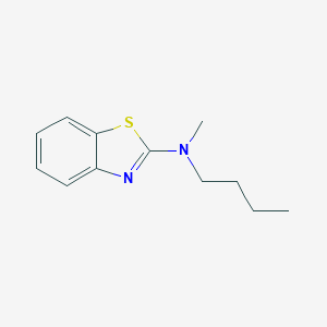 molecular formula C12H16N2S B022987 N-Butyl-N-methyl-1,3-benzothiazol-2-amine CAS No. 108656-86-6