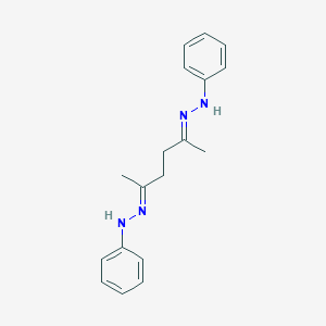 molecular formula C18H22N4 B230031 Acetonylacetone bis(phenylhydrazone) CAS No. 1095-15-4