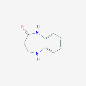 molecular formula C9H10N2O B023012 1,3,4,5-tetrahydro-2H-1,5-benzodiazepin-2-one CAS No. 5755-07-7