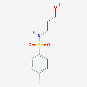 molecular formula C9H12INO3S B230131 N-(3-hydroxypropyl)-4-iodobenzenesulfonamide 