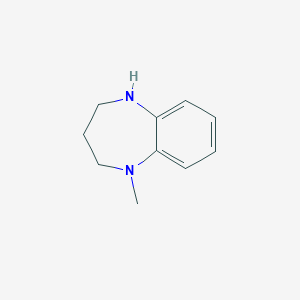molecular formula C10H14N2 B023014 1-Methyl-2,3,4,5-tetrahydro-1H-1,5-benzodiazepine CAS No. 32900-36-0