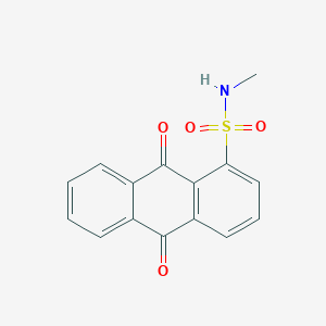 molecular formula C15H11NO4S B230182 N-methyl-9,10-dioxo-9,10-dihydroanthracene-1-sulfonamide 