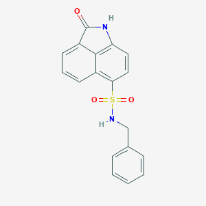 molecular formula C18H14N2O3S B230192 N-benzyl-2-oxo-1,2-dihydrobenzo[cd]indole-6-sulfonamide 