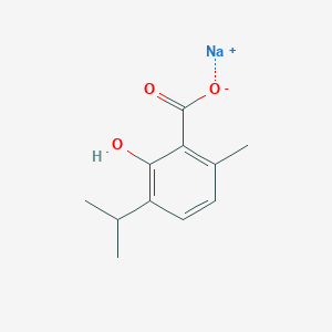 molecular formula C11H13NaO3 B230207 Sodium o-thymotate CAS No. 1012-86-8