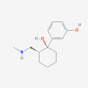molecular formula C14H21NO2 B023026 O,N-didesmethyltramadol CAS No. 138853-73-3