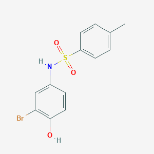 molecular formula C13H12BrNO3S B230293 N-(3-bromo-4-hydroxyphenyl)-4-methylbenzenesulfonamide 