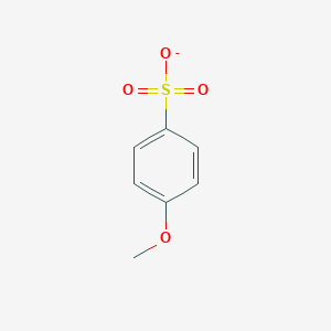 molecular formula C7H7O4S- B230329 4-Methoxybenzenesulfonate 