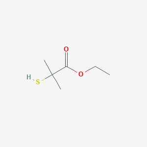 molecular formula C6H12O2S B023035 Ethyl 2-mercapto-2-methylpropionate CAS No. 33441-50-8