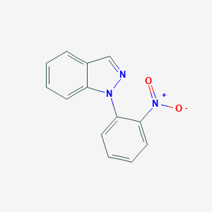 molecular formula C13H9N3O2 B230426 1-{2-nitrophenyl}-1H-indazole 