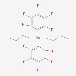 molecular formula C20H18F10Sn B230439 Bis(pentafluorophenyl)dibutyl tin CAS No. 1059-35-4