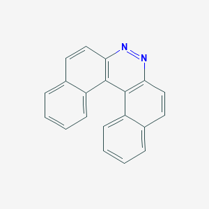 molecular formula C20H12N2 B230440 Benzo[f]naphtho[2,1-c]cinnoline 