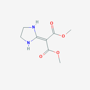 molecular formula C8H12N2O4 B230506 Dimethyl 2-(2-imidazolidinylidene)malonate 