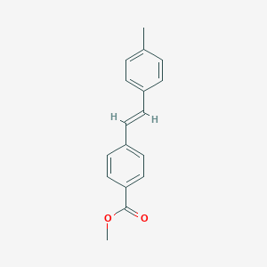 molecular formula C17H16O2 B230521 Methyl 4-[2-(4-methylphenyl)vinyl]benzoate 