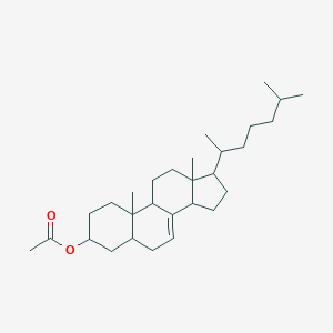 molecular formula C7H4Na2O8S2 B230777 Cholest-7-en-3beta-ol, acetate CAS No. 17137-70-1