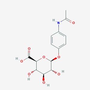 molecular formula C14H17NO8 B230834 Acetaminophen Glucuronide CAS No. 16110-10-4
