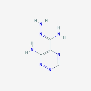 N',6-diamino-1,2,4-triazine-5-carboximidamide