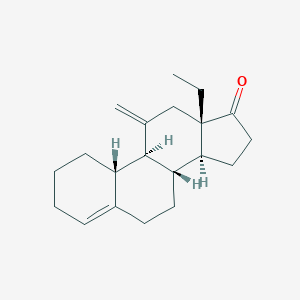 molecular formula C₂₀H₂₈O B023086 13-Ethyl-11-methylenegon-4-en-17-one CAS No. 54024-21-4