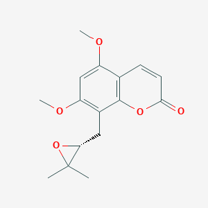 8-[[(2R)-3,3-dimethyloxiran-2-yl]methyl]-5,7-dimethoxychromen-2-one