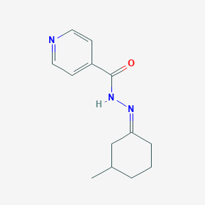 molecular formula C6H11O7Sm B230866 Isonicotinic acid, (3-methylcyclohexylidene)hydrazide CAS No. 15885-64-0