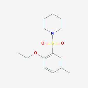 1-[(2-Ethoxy-5-methylphenyl)sulfonyl]piperidine