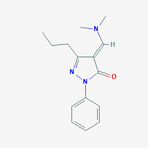 4-Dimethylaminomethylene-1-phenyl-3-propyl-2-pyrazolin-5-one
