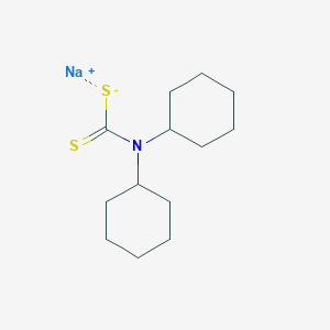 molecular formula C21H24ClN3O3 B230911 Carbamic acid, dicyclohexyldithio-, sodium salt CAS No. 16528-78-2
