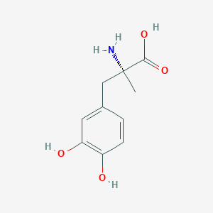 molecular formula C10H13NO4 B023093 D-alpha-Methyl DOPA CAS No. 2799-15-7