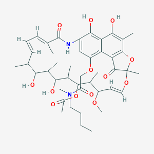 molecular formula C44H60N2O13 B230994 Rifamycin B butylmethylamide CAS No. 16784-08-0