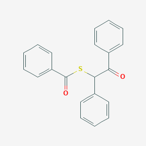S-(2-oxo-1,2-diphenylethyl) benzenecarbothioate