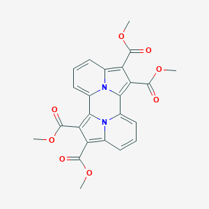 molecular formula C24H18N2O8 B231025 tetramethyl 17,18-diazapentacyclo[8.6.1.12,5.013,17.09,18]octadeca-1(16),2,4,6,8,10,12,14-octaene-3,4,11,12-tetracarboxylate 