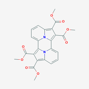 Tetramethyl indolizino[5',4',3':3,4,5]pyrazino[2,1,6-cd]indolizine-1,2,6,7-tetracarboxylate