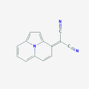 2-(3H-pyrrolo[2,1,5-de]quinolizin-3-ylidene)malononitrile