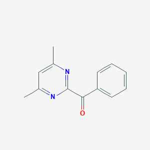 molecular formula C13H12N2O B231060 (4,6-Dimethyl-2-pyrimidinyl)(phenyl)methanone 
