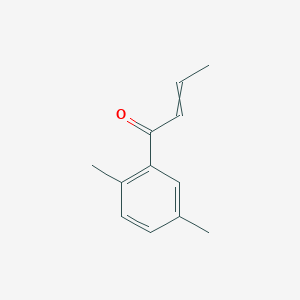 molecular formula C8H4BrClN2O B231066 1-(2,5-Dimethylphenyl)but-2-en-1-one CAS No. 15561-15-6
