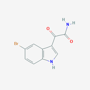 molecular formula C10H7BrN2O2 B231082 2-(5-bromo-1H-indol-3-yl)-2-oxoacetamide 