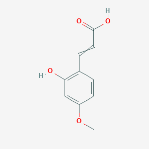 molecular formula C7H16N2O B231083 3-(2-Hydroxy-4-methoxyphenyl)prop-2-enoic acid CAS No. 16202-50-9
