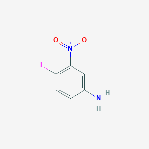 molecular formula C6H5IN2O2 B023111 4-Iodo-3-nitroaniline CAS No. 105752-04-3