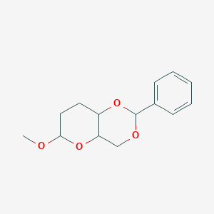 6-Methoxy-2-phenyl-4,4a,6,7,8,8a-hexahydropyrano[3,2-d][1,3]dioxine