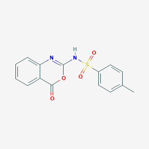 molecular formula C15H12N2O4S B231140 4-methyl-N-(4-oxo-4H-3,1-benzoxazin-2-yl)benzenesulfonamide 