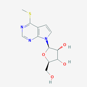 (2R,4R,5R)-2-(hydroxymethyl)-5-(4-methylsulfanylpyrrolo[2,3-d]pyrimidin-7-yl)oxolane-3,4-diol