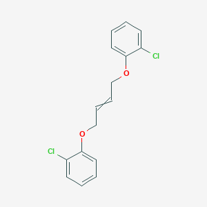 molecular formula C16H14Cl2O2 B231183 1-Chloro-2-[4-(2-chlorophenoxy)but-2-enoxy]benzene CAS No. 17208-44-5