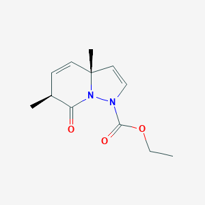 molecular formula C12H16N2O3 B231191 ethyl 3a,6-dimethyl-7-oxo-6,7-dihydropyrazolo[1,5-a]pyridine-1(3aH)-carboxylate 