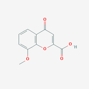 molecular formula C11H8O5 B231193 8-methoxy-4-oxo-4H-chromene-2-carboxylic acid 
