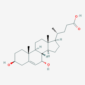 molecular formula C11H26O6Si B231222 3beta,7alpha-Dihydroxychol-5-en-24-oic Acid CAS No. 19246-13-0