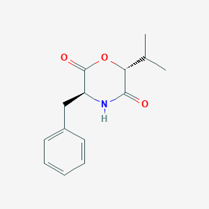 molecular formula C14H17NO3 B231236 3-Benzyl-6-isopropyl-2,5-morpholinedione 