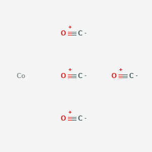 molecular formula C4HCOO4 B231246 Cobalt tetracarbonyl hydride CAS No. 16842-03-8