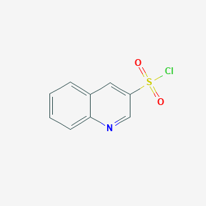 molecular formula C9H6ClNO2S B023125 Quinoline-3-sulfonyl chloride CAS No. 159182-40-8